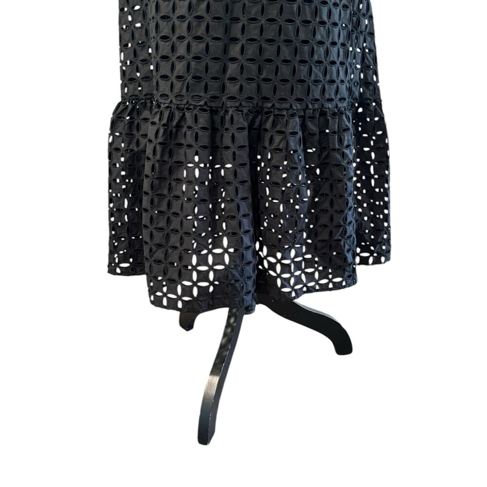 NWT! Johnny Was Misty Eyelet Midi Dress in Black - Size Small (MSRP $388) - Picture 11 of 14